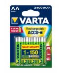 Piles Rechargeables AA x4 2400mHA Nimh<br/>Varta