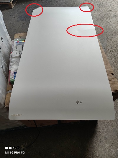 Radiateur Horizontal Inertie 2000w Divali Connecte Atlantic 507614