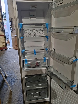 Refrigerateur Combine 270 litres F Inox Sharp