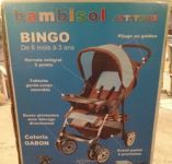 Poussette 4 Roues Marron<br/>Bambisol