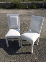 Lot 2 Chaises Baroques Blanches<br/>