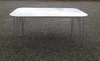 Table Sejour Extensible Laquee Blanc 