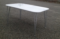 Table Sejour Extensible Laquee Blanc 